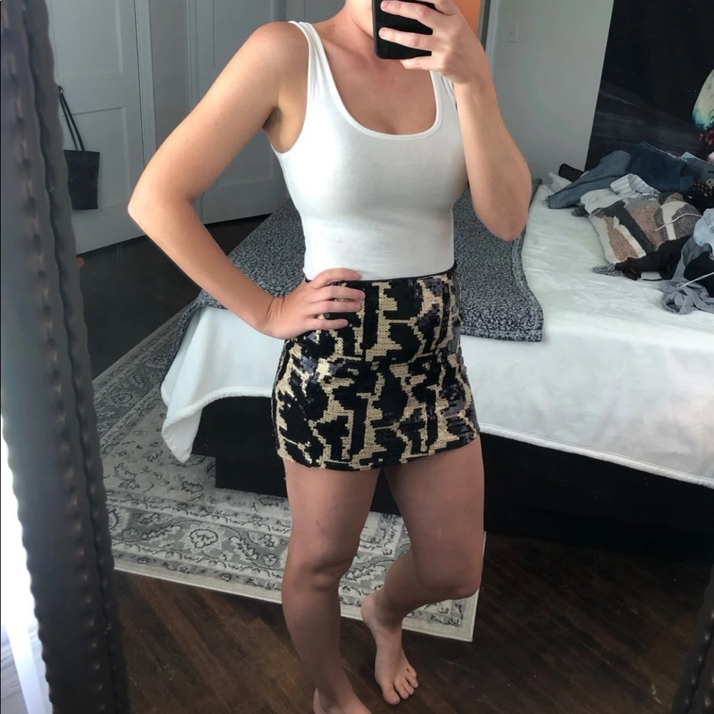 Sequined mini